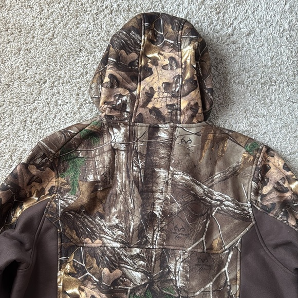 EUC Men’s RARE Under Armour Ayton RealTree Xtra Camouflage Jacket Size XXL - Picture 10 of 13